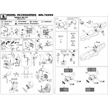 Brengun - Spitfire Mk.VIII for AZmodel