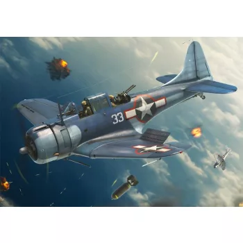   Brengun - 1/144 SBD-5 Dauntless „Pacific theatre“ Plastic injection kit