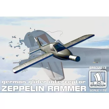   Brengun - 1/72 Zeppelin rammer (2pieces) Plastic kit with PE parts