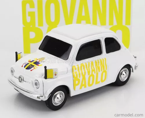 Brumm - Fiat 500 Papa Giovanni Paolo Ii - Beato Lui White