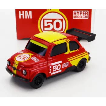   Brumm - FIAT 500 BRUMS N 50 HM HYPER MODELCAR 2024 RED YELLOW BLACK