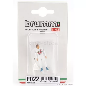   Brumm - Figures F1 Driver Gilles Villeneuve Ferrari 1981 White