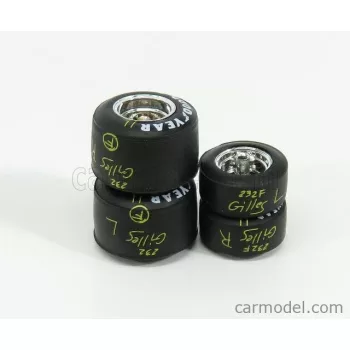  Brumm - Accessories F1 Set Pneumatici Good Year E Cerchi - Tyres And Wheels Black Silver