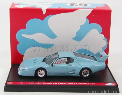 Brumm - Ferrari 512Bb Lm N 62-63 24H Le Mans 1979 Red Light Blue