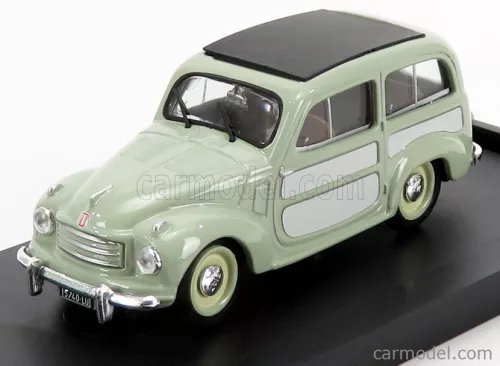 Brumm - Fiat 500C Belvedere Chiusa 1951 Very Light Green Grey