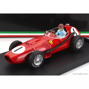   Brumm - Ferrari F1 Dino 246 N 1 Winner British Gp 1958 P.Collins - With Driver Figure Red