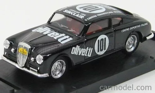 Brumm - Lancia Aurelia B20 Coupe N 101 Carrera Panamericana Mexico 1951 G.Bracco Black