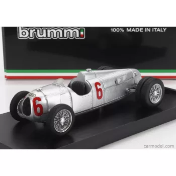   Brumm - Auto Union F1  Tipo C Ruote Gemellate N 6 Season 1936 Hans Stuck Silver