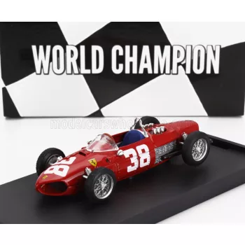   Brumm - FERRARI F1  156 N 38 WORLD CHAMPION 3rd MONACO GP 1961 PHIL HILL RED