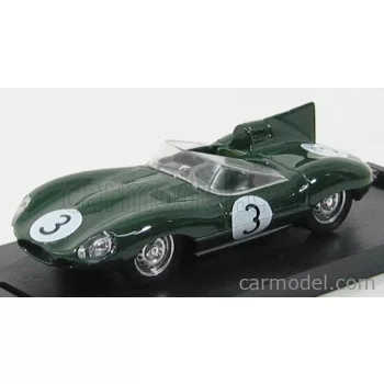 Brumm - Jaguar D Type Le Mans N 3 1956 Jack Fairman Green