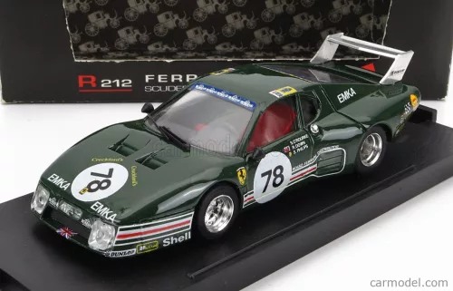 Brumm - Ferrari 512Bb Scuderia Emka N 78 24H Le Mans 1980 S.O'Rourke - R.Down - S.Philips Green