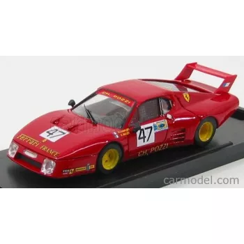   Brumm - Ferrari 512 Bb Ch.Pozzi Francia Le Mans N 47 1980 Red