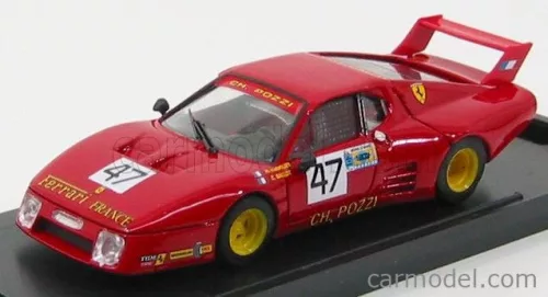 Brumm - Ferrari 512 Bb Ch.Pozzi Francia Le Mans N 47 1980 Red