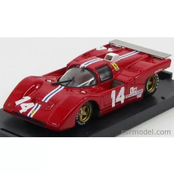   Brumm - Ferrari 512M Team Nart N 14 6H Watkins Glen 1971 Posey - Bucknum Red