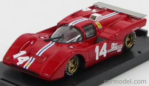 Brumm - Ferrari 512M Team Nart N 14 6H Watkins Glen 1971 Posey - Bucknum Red