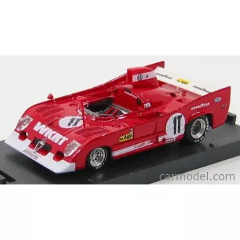   Brumm - Alfa Romeo 33Tt 12 N 1 T Prova 1000Km Monza 1975 Pescarolo - Bell Red