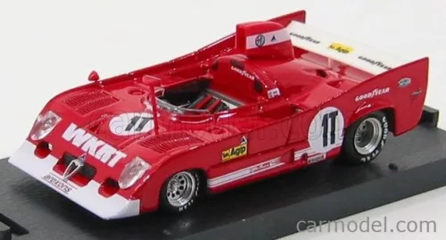 Brumm - Alfa Romeo 33Tt 12 N 1 T Prova 1000Km Monza 1975 Pescarolo - Bell Red