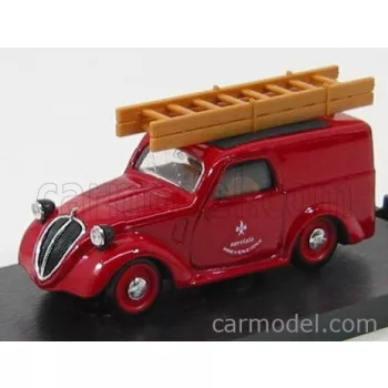   Brumm - Fiat 500B Van Vigili Del Fuoco Servizio Prevenzione 1946 Red
