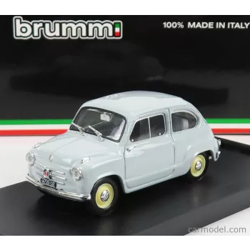  Brumm - Fiat 600 Berlina I Series 1955 Grigio Perla - Light Grey