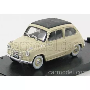   Brumm - Fiat 600 1956 Tetto Chiuso - Closed Roof Beige Chiaro