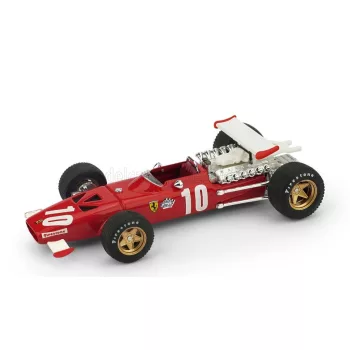   Brumm - FERRARI F1 312 N 10 ITALY GP 1969 PEDRO RODRIGUEZ RED WHITE
