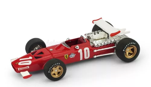 Brumm - FERRARI F1 312 N 10 ITALY GP 1969 PEDRO RODRIGUEZ RED WHITE