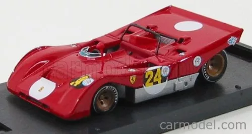 Brumm - Ferrari 312 Pb N 24 1000Km Buenos Aires 1971 Ignazio Giunti Red
