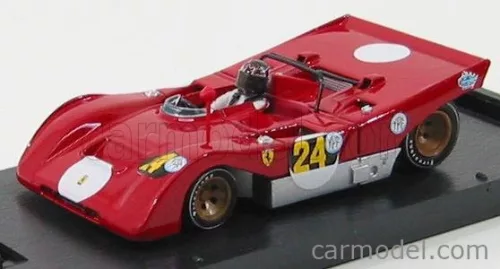 Brumm - Ferrari 312 Pb N 24 1000Km Buenos Aires 1971 Ignazio Giunti Red