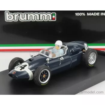   Brumm - Cooper F1 T51 N 14 Winner Italy Gp 1959 Stirling Moss - With Driver Figure Blue