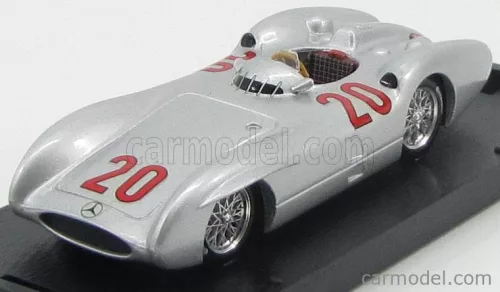 Brumm - Mercedes Benz F1 W196C N 20 Gp Francia 1954 K.Kling Silver
