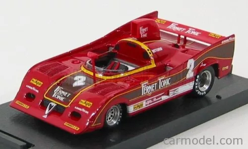Brumm - Alfa Romeo 33 Sc 12 500 Km Monza 1977 N 2 Brambilla Red