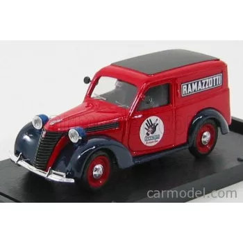 Brumm - Fiat 1100E Van Ramazzotti 1950 Red Blue