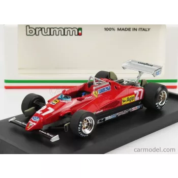   Brumm - Ferrari F1 126 C2 Italy Gp 1982 N 27 Patrick Tambay Red