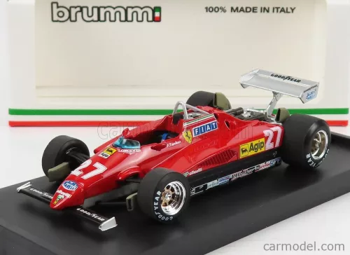 Brumm - Ferrari F1 126 C2 Italy Gp 1982 N 27 Patrick Tambay Red