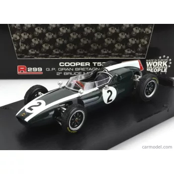  Brumm - Cooper F1 T53 N 2 British Gp 1960 B.Mclaren Green White
