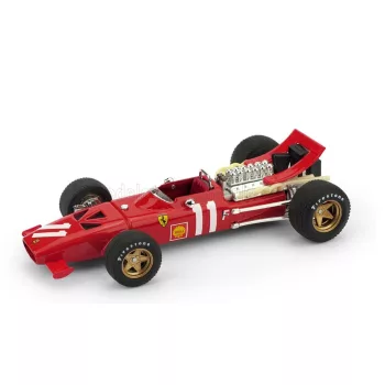   Brumm - FERRARI F1  312 N 11 MONACO GP 1969 CHRIS AMON RED WHITE