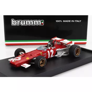   Brumm - FERRARI F1  312B N 12 WINNER GP AUSTRIAN 1970 JACKY ICKX - WITH DRIVER FIGURE RED WHITE