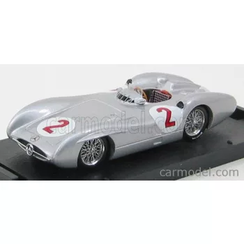   Brumm - Mercedes Benz F1  W196C Gp Gb N 2 1954 Karl Kling Silver
