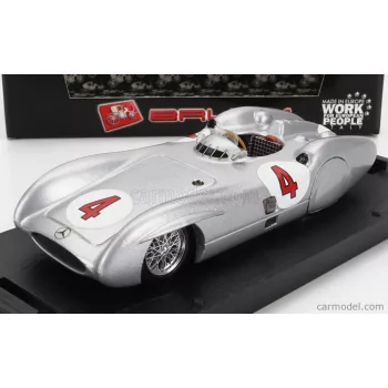   Brumm - Mercedes Benz F1 W196C N 4 Prove Avus 1954 Karl Kling Silver