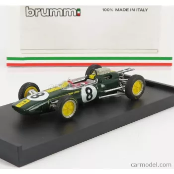   Brumm - Lotus F1 25 N 8 Winner Italy Gp Jim Clark 1963 World Champion Green