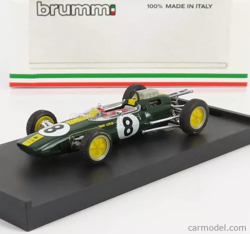 Brumm - Lotus F1 25 N 8 Winner Italy Gp Jim Clark 1963 World Champion Green
