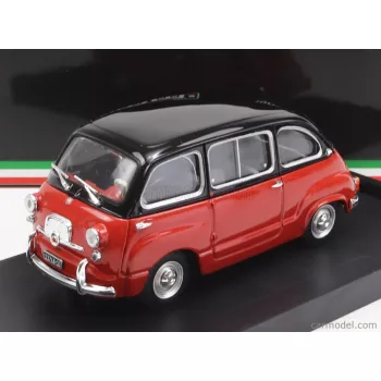 Brumm - Fiat 600 D Multipla 1960 Red Black