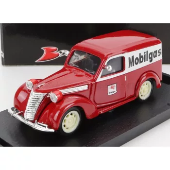 Brumm - FIAT 1100 E VAN MOBILGAS 1956 RED WHITE