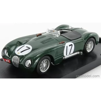   Brumm - Jaguar C-Type 3.4L S6 Team Jaguar Cars Ltd N 17 2Nd 24H Le Mans 1953 S.Moss - P.Walker British Racing Green