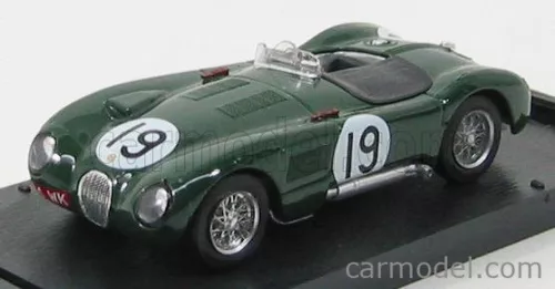 Brumm - Jaguar C Type 4Th Le Mans 1953 Whitehead-Stewart N 19 British Racing Green