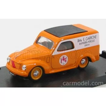 Brumm - Fiat 500 C Van Furgone Erg 1950 Orange White