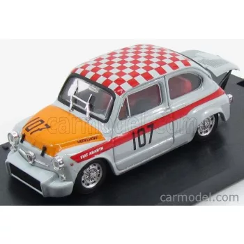   Brumm - Fiat 600 Abarth 1000 Corsa N 107 Winner 500Km Nurburgring 1967 Edelhof Grey Orange
