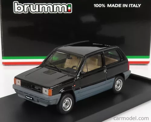 Brumm - Fiat Panda 30 1 Series 1980 Nero Luxor - Black