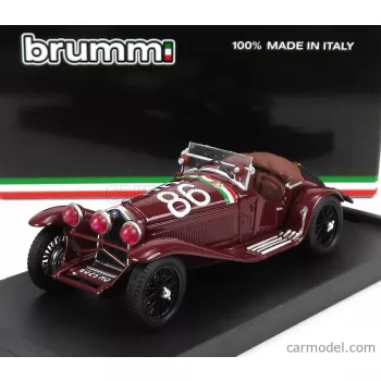   Brumm - Alfa Romeo 1750 Gs Spider N 86 3Rd Mille Miglia 1930 G.Camapari - A.Marinoni Bordeaux