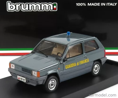 Brumm - Fiat Panda 45 Guardia Di Finanza 1980 Military Grey